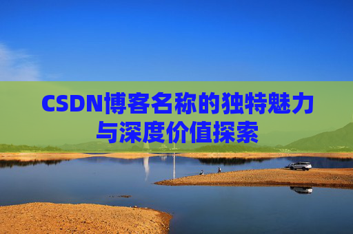 CSDN博客名称的独特魅力与深度价值探索